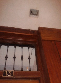 Alcala Henares, mirillas Edad Media, soportales calle Mayor